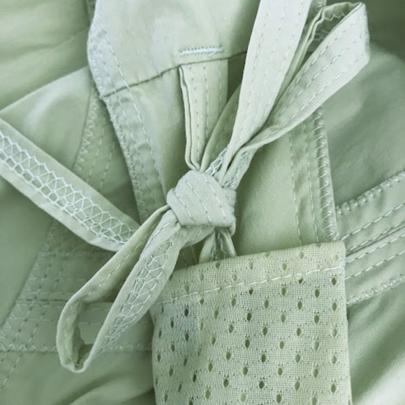 Mint Polyamide Dress, Parachute style, Size 6, French Made - Picture 4 of 5